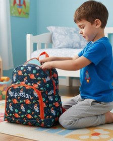 Resim Hevi Kids HeviKids Kişiye Özel İsimli Anaokulu Çantası - Uzay | 3-15 Yaş Çocuk Sırt Çantası 