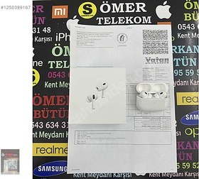 Resim İkinci El 2-AYLIK AİRPODS PRO 2.NESİL ÖMER TELEKOM'DA 