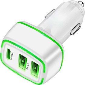 Resim Concord C775 Çift Usb Qc3.0 Girişi Pd 23w Girişi Işıklı Araç Çakm 