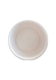 Resim Karton Kağıt Çorba Kasesi Plastik Kapaklı Mavi 14 Oz 50'li 