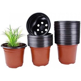 Resim Thermoform Saksı 10 Adet 13 Cm 