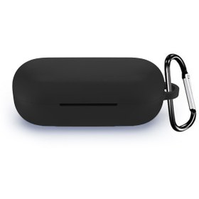 Resim Microsonic Huawei Freebuds Se Kılıf Askılı Mat Silikon Siyah 