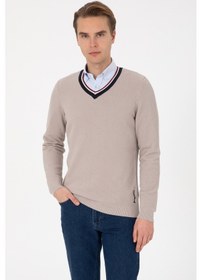 Resim U.S. Polo Assn. U.s. Polo Assn. Erkek Taş Kazak /triko 50308336-vr049 Taş Rengi 
