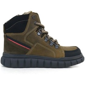 Resim Rakerplus Hakiki Deri Kum Rengi Fermuarlı Erkek Çocuk Bot Bej - Kum 