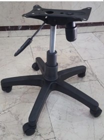 Resim Tura Ofis Plastik Ayak Teker Amortisör Tek Kollu Mekanizma 