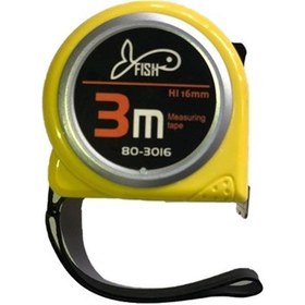 Resim Fish 3 M x 16 MM Çelik Şerit Metre 