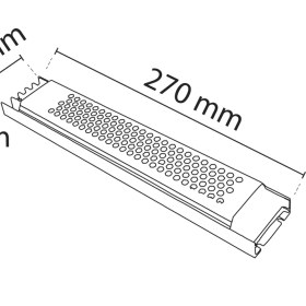 Resim Noas 33A Süper Slim Trafo 360W Noas 