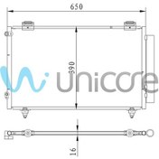 Resim Unıcore Corolla Uyumlu 2002-2007 Klima Radyatörü 88450-02240/12260 