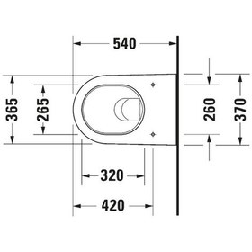 Resim Duravit Starck 2 Asma Klozet Kapak Dahil - 25343900a1- Diğer 