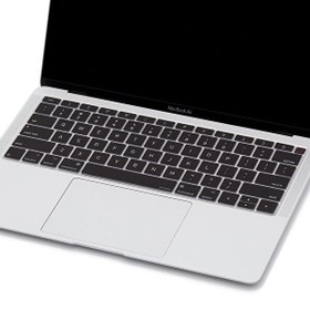 Resim Siyah Laptop Macbook Air Klavye Koruyucu Us(abd) İngilizce Harf Baskılı A1932 Ile Uyumlu 