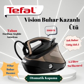 Resim Tefal Pro Express Vision Buhar Kazanlı Ütü 