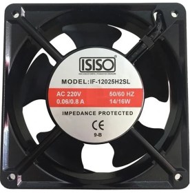 Resim Isiso IF-12025H2SL 220VAC Metal Fan 120X120X25MM 