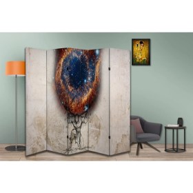 Resim Soyut Temalı Özel Tasarım Paravan Room Divider 180 x 200 cm 