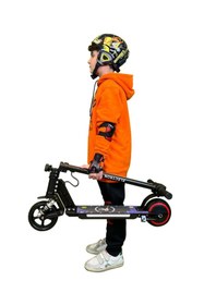 Resim Fable Elektrikli Çocuk Scooter! 130W, 2 Teker, Led Işıklı, Katlanabilir 