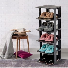 Resim Gri Ayakkabılık Düzenleyici Organizer 