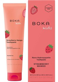 Resim Boka Kids Strawberry Mango N-ha Florürsüz Çocuk Diş Macunu 96gr 