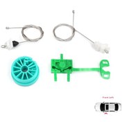 Resim Fiat Punto MK2 188 1999-2005 3/5 Kapı İçin Ön Sol Cam Kriko Seti 