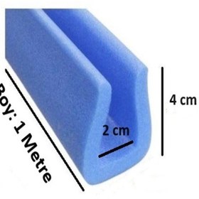 Resim U20 100 Cm 10 Adet Polietilen Köşe Kenar Koruyucu Sünger Profil 