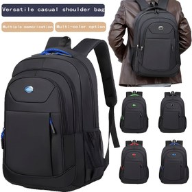 Resim Unisex Büyük Kapasiteli Yumuşak Kabuk Naylon Sırt Çantası - Ayarlanabilir Askılar, Çoklu Bölmeler ve Cepler, Erkekler ve Kadınlar için Dayanıklı Günlük İş Seyahat Sırt Çantası (Siyah), Günlük Gündelik Sırt Çantası | Modern Sırt Çantası | Çoklu Cep, Seyahat Sırt Çantası 