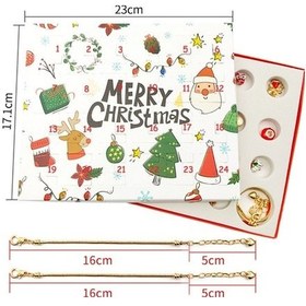 Resim Flybuy Takvimi Sayım Noel Gün Geri Charm Bileklikler Aoresac Advent 24 22 Sa Altın 