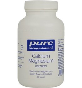 Resim Pure Encapsulations Calcium Magnesium (Citrate) 90 Kapsül 