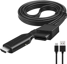 Resim Wii - HDMI Dönüştürücü Adaptörü 1080P WII - HDMI Ses Video Dönüştürücü Kablosu 1 m / 3,2 ft Wii HDMI Çıkışında Wii HDTV Monitör ile Uyumlu Tüm Wii Ekran Modlarını Destekler 