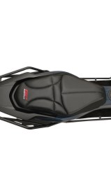 Resim GP Kompozit Honda PCX 125 / 150 2014-2026 Uyumlu Fileli Motosiklet Konfor Sele Kılıfı Siyah 