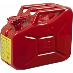 Resim Knc Metal Yakıt Bidonu 10 lt. Kırmızı 