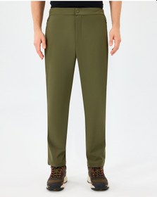 Resim Skechers M Coated Slim Pant Erkek Haki Pantolon S2520148-0096 Haki 