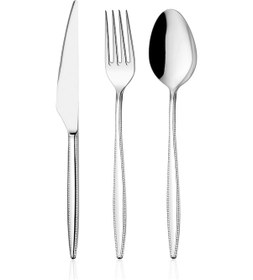 Resim Onon Safir 6 Kişilik 24 Parça Çatal Kaşık Bıçak Takımı 