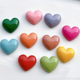 Resim 10 Adet, Kalp Şeklinde Buzdolabı Mıknatısları, Sevimli Dekoratif Mıknatıslar, Ofis Mıknatısı, Mutfak, Beyaz Tahta ve Bulaşık Makinesi için Uygun, Sevgililer Günü, Anneler Günü ve Çeşitli Bayramlar İçin Mükemmel Hediye 