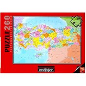 Resim Anatolian Puzzle 260 Parça Türkiye Siyasi Haritası 3269 