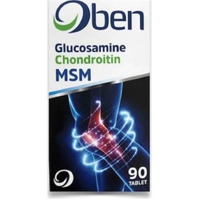 Resim Oben Glucosamine Chondroitin MSM 90 Tablet 