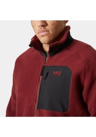 Resim Helly Hansen Panorama Pile Block Jacket Erkek Kırmızı Polar Hha.49460.hha.180 Kırmızı 