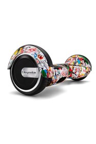 Resim CityMate Elektrikli Kaykay Hoverboard Bluetooth Hoparlörlü 6.5 Inch Grafiti Desenli Otomatik Akıllı Denge 