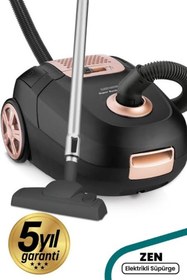 Resim Zen Gm-7575goldmaster Toz Torbalı Süpürge 5 Yıl Garantili Yatık 