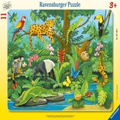Resim Ravensburger 11 Parça Çerçeveli Puzzle Hayvanlar 051403 