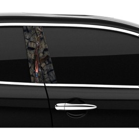 Resim Araba Etiketleri, Tuning Kaplama, Direk Folyosu - Silah Renkli 