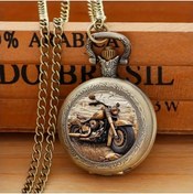 Resim Bin Hediye Köstekli Saat Mini Motor Bronz 709974 