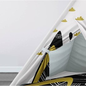 Resim instababyrooms Çocuk Oyun Çadırı Dağ Manzarası ve Balonlar Dijital Baskılı 