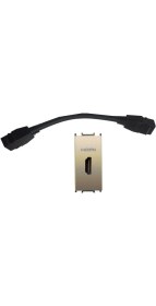 Resim Panasonic Viko Panasonic Modüler Dore HDMI Konnektör Alt+Kapak 1m - WVTT14794DR-TR 