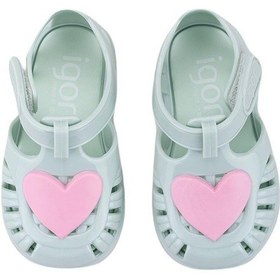 Resim Mınt Yesılı Sandalet Kız Çocuk İgor S10310 Tobby Gloss Love Igor 026-menta Null Mint 