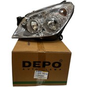 Resim Depo Opel Astra H Sol Far Nikelajlı Depo Marka DEP-442-1140LMLEMN1 