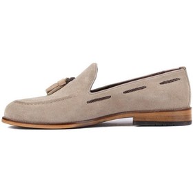 Resim Shoetyle - Bej Süet Deri Erkek Klasik Ayakkabı 250-2350-798-bej 