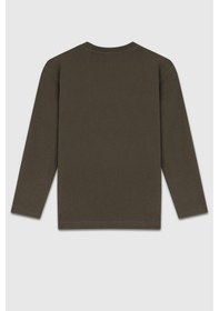 Resim Name It Benetton Erkek Çocuk Uzun Kollu Tshirt Bnt-b23337 Haki 