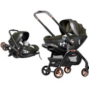 Resim Merkür Bebe Onyx 2'si 1 Arada Oto Koltuğu Bebek Arabası Yeşil 