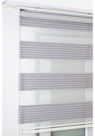 Resim Pileli Gri Zebra Stor Kaliteli Güneşlik Perdeler 