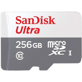 Resim Sandisk Ultra 256GB 100MB/S Microsdxc Uhs-I Hafıza Kartı SDSQUNR- 