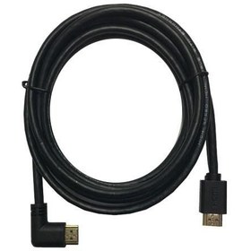 Resim HDMI L tipi 90 derece 3m erkek erkek kablo 