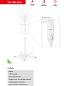 Resim SİMTAŞ Simtaş SAV 1802 MK 18" Vantilatör 65W, 3 Hız Kademeli, Salınımlı 
